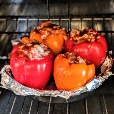 stuffed bell peppers in oven