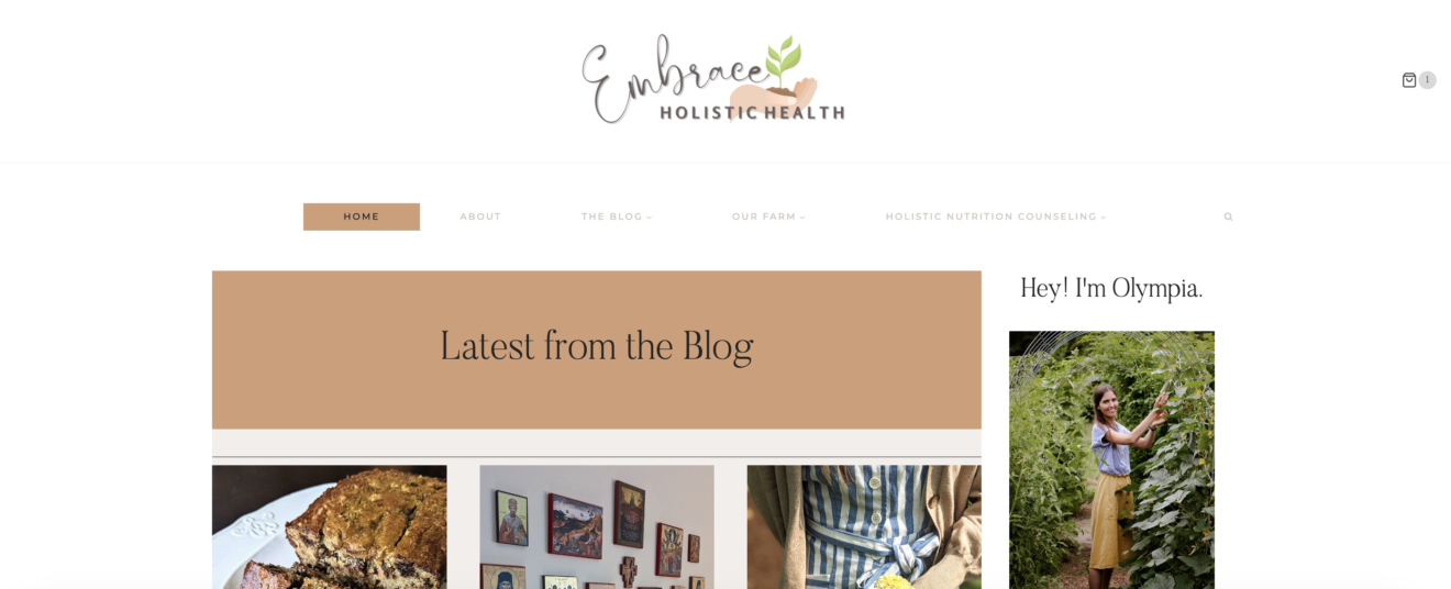 picture of new website