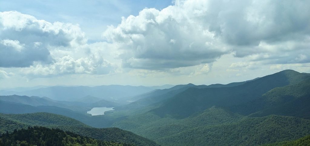 view of Blue Ridge Mountains