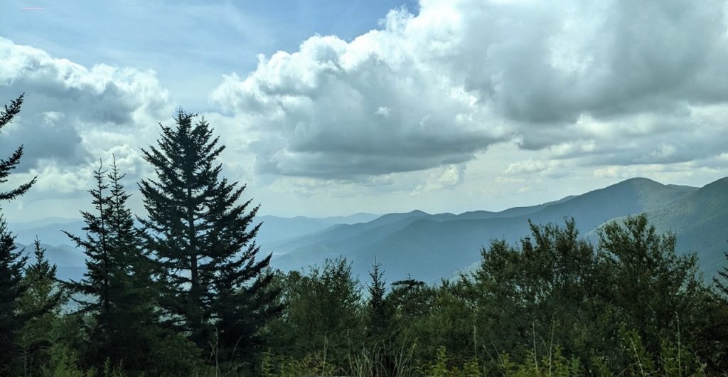 second view of blue ridge mountains