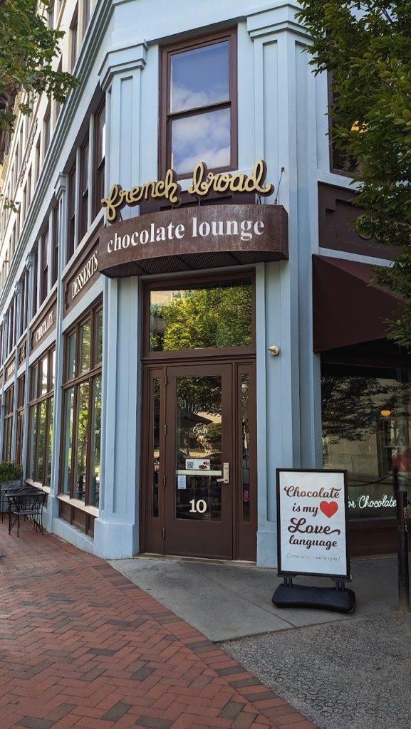 the front of French Broad Chocolate lounge