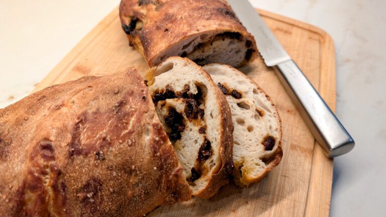Sun dried Tomato Rustic Sourdough Roll